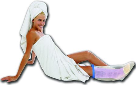 Aqua Armor Cast & Bandage Protector  Pedi Small Leg