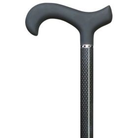 Cane Carbon Fiber Triple Wound Design Black(Soft Touch)Unisex