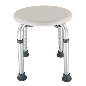 JayCreer Drive Medical Adjustable Height Bath Stool, White