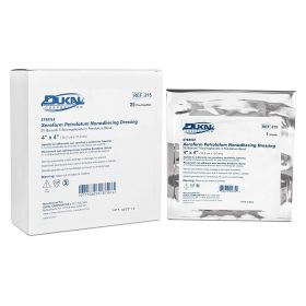 Dukal 215 Alba Xeroform Petrolatum Gauze; Sterile; 4 x 4 Inch (Pack of 25)