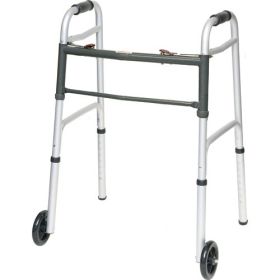 Folding Walker w/5  Wheels Adult--(ProBasic)  Case/4